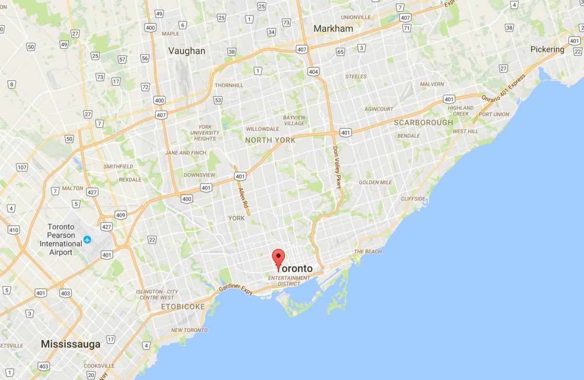 Картата на Александра квартал на Торонто