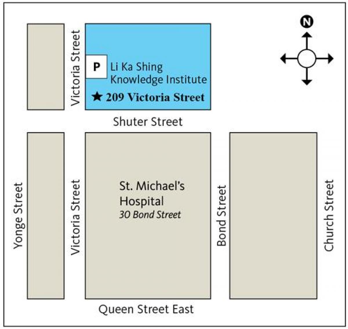 Картата е ли ка-Shing Институт знания Торонто
