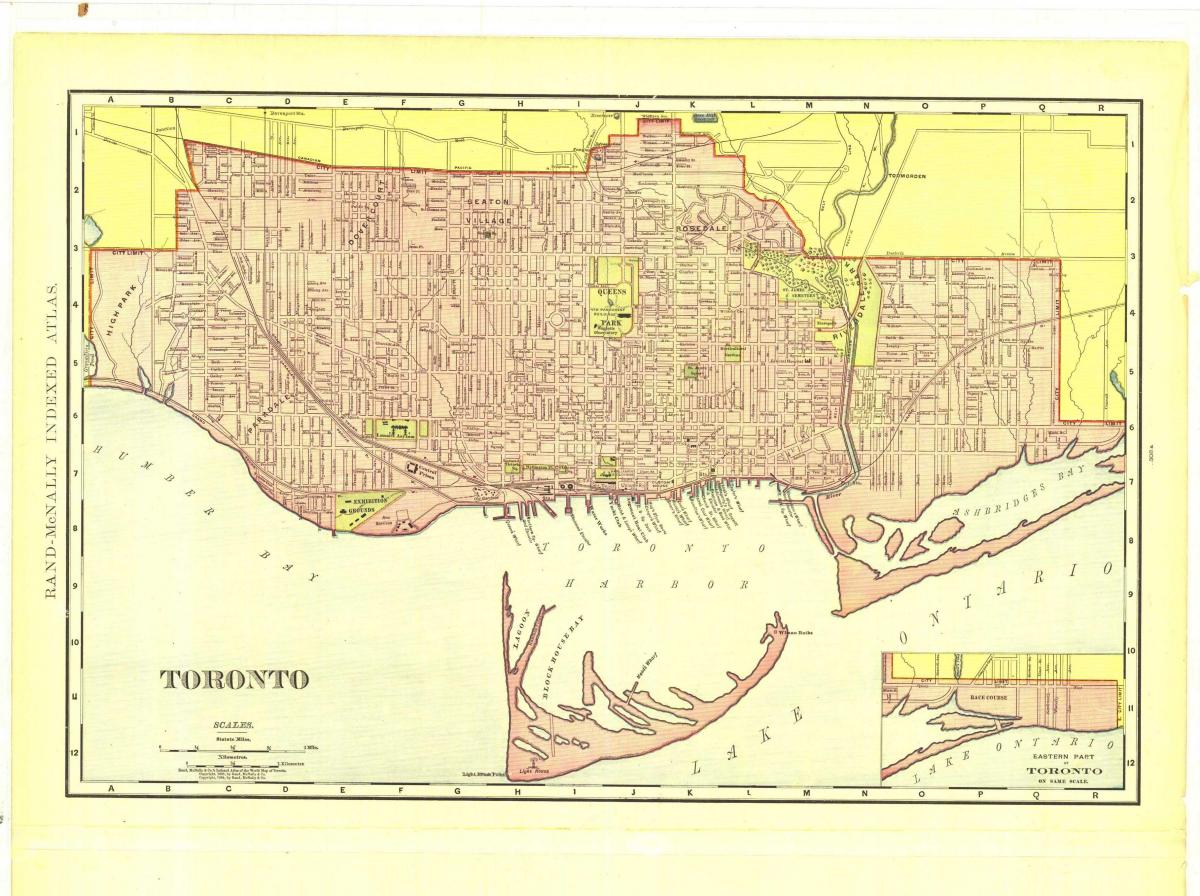 Карта на историческия Торонто