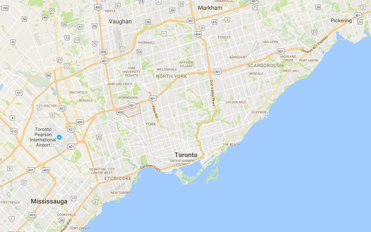 Карта кленов лист Торонто