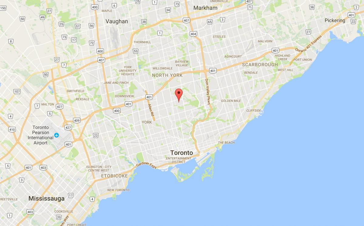 Карта На Лорънс-Торонто Парк