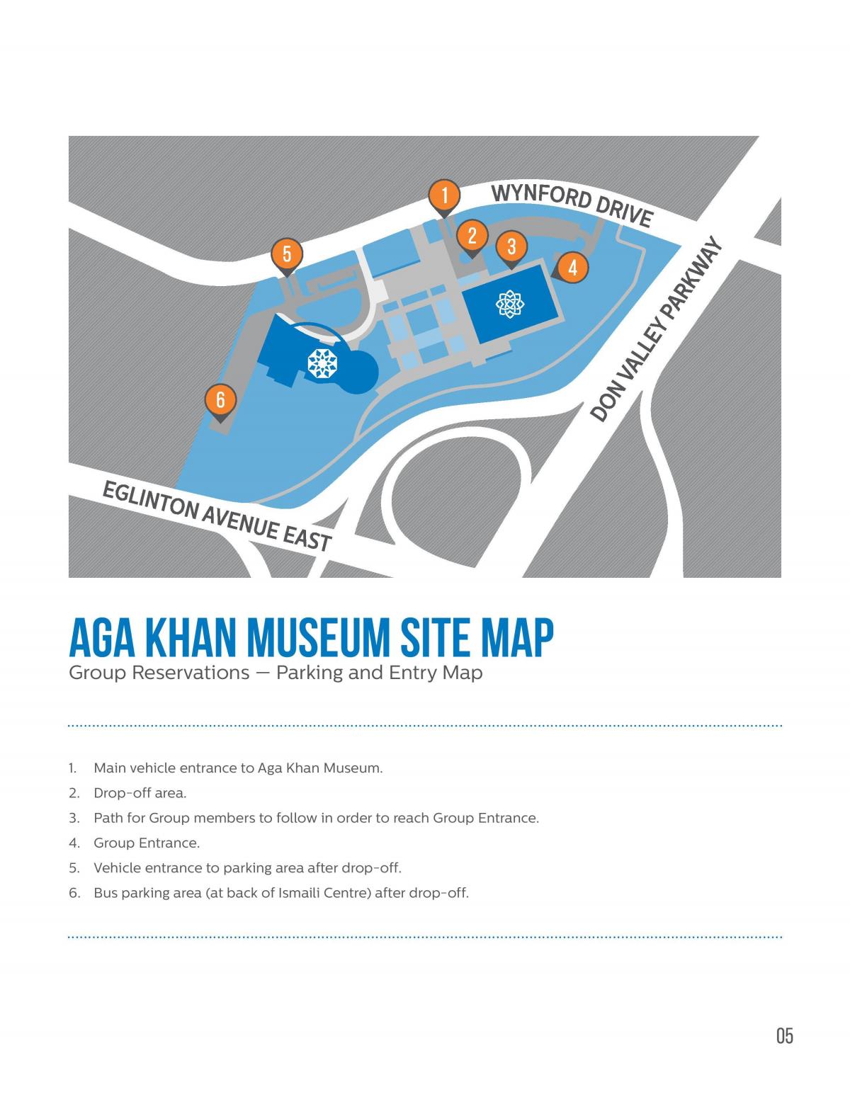 Карта музей на Ага хан 