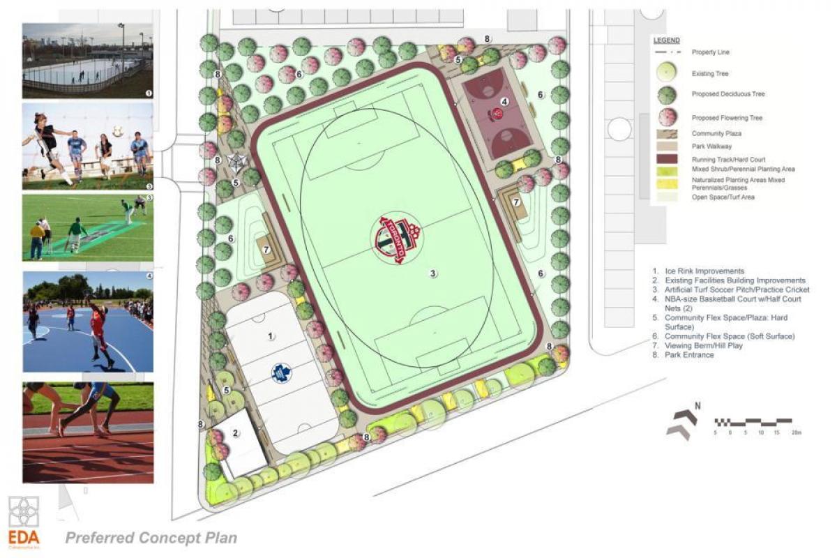Карта на план за съживяване на фаза Риджънтс Парк Торонто 3Б