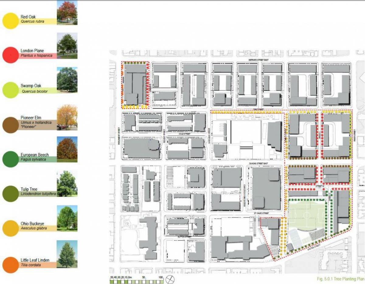 Карта на план за съживяване на фаза Риджънтс Парк Торонто 3
