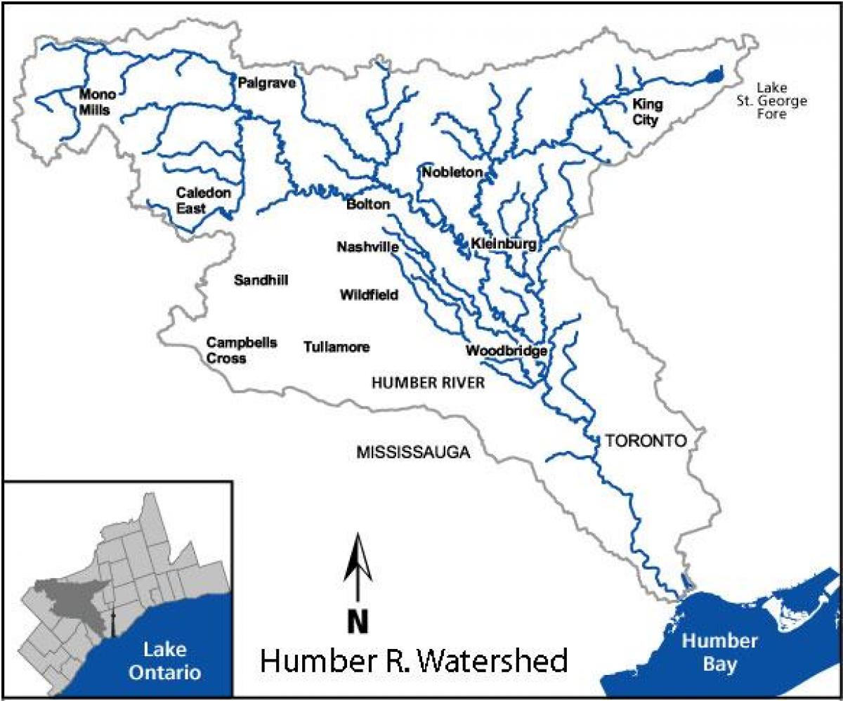 Карта на река Хамбер 