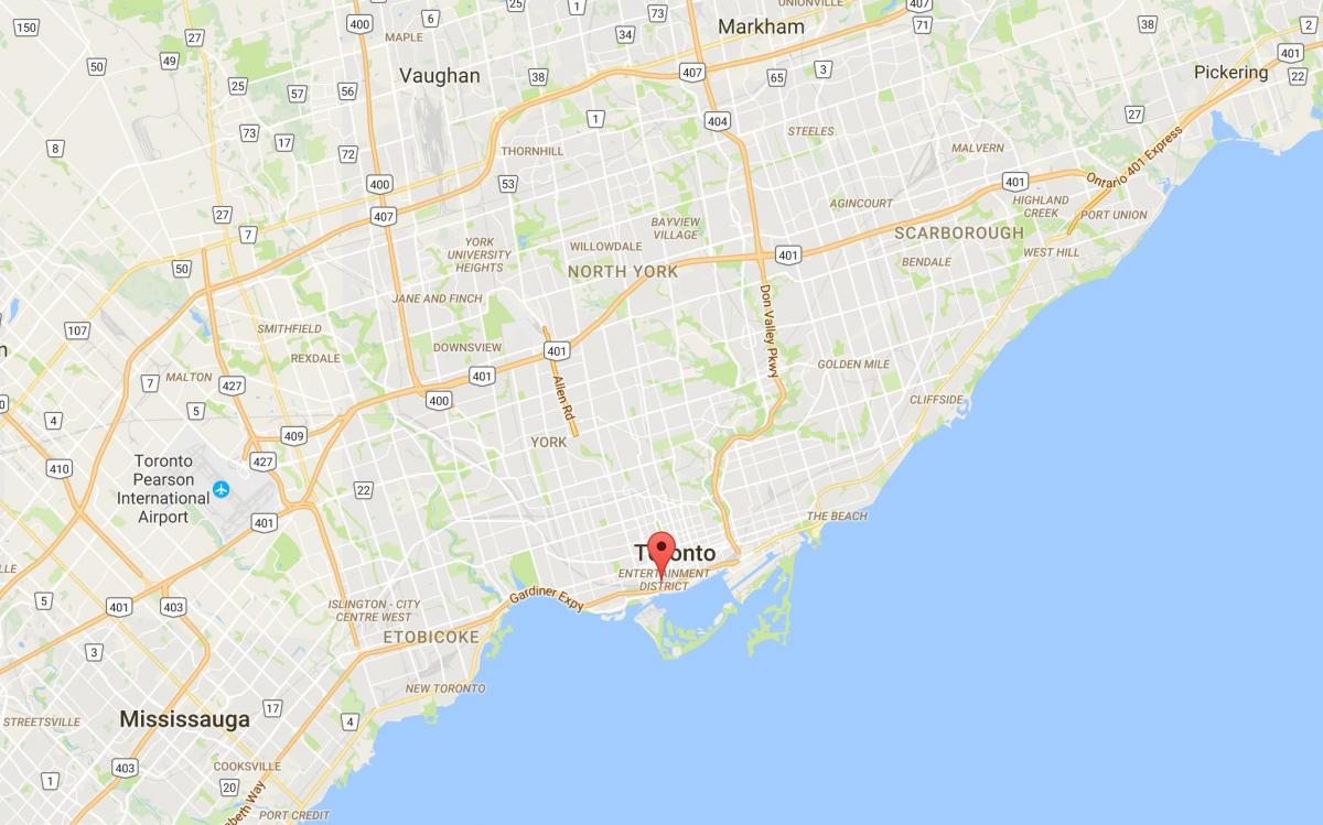 Карта на следните Торонто