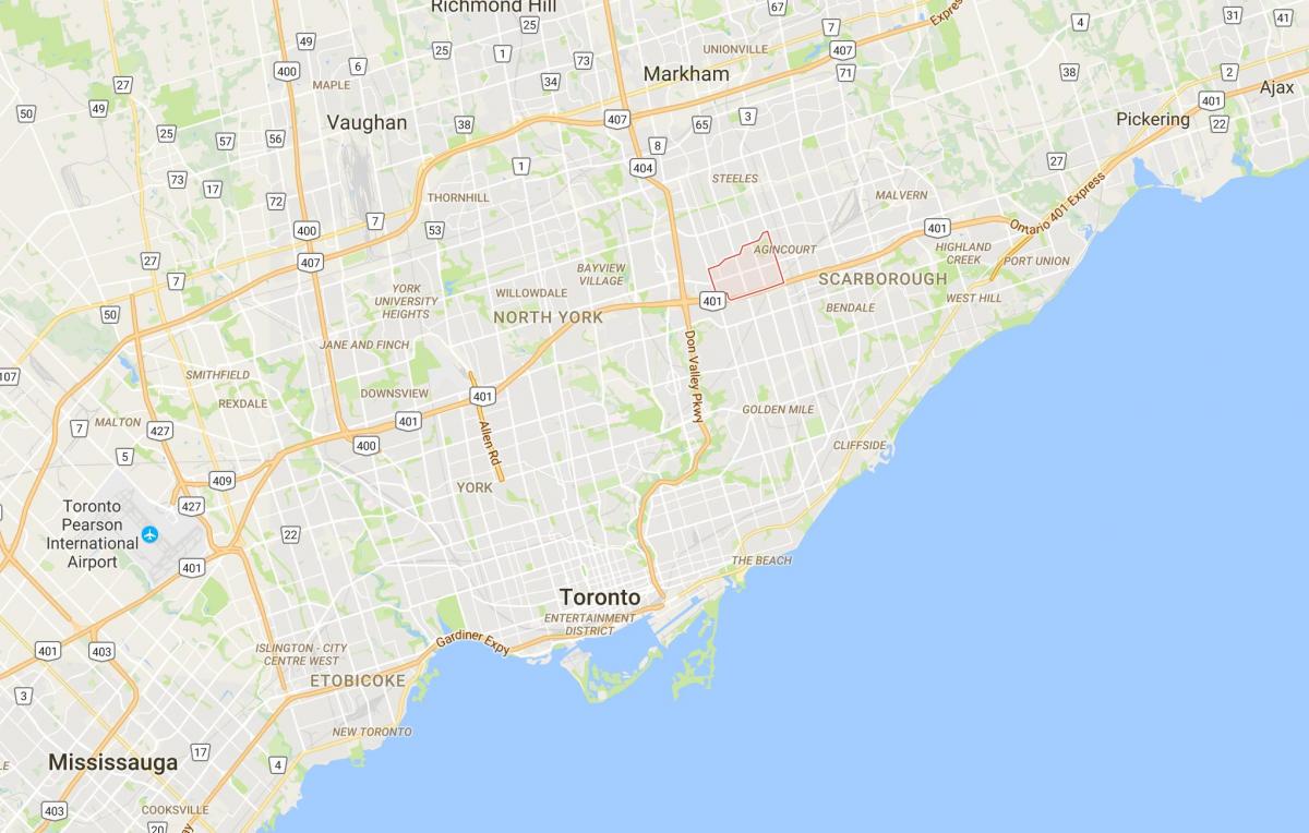 Карта Тэм О ' Шентер – Торонто Sullivandistrict
