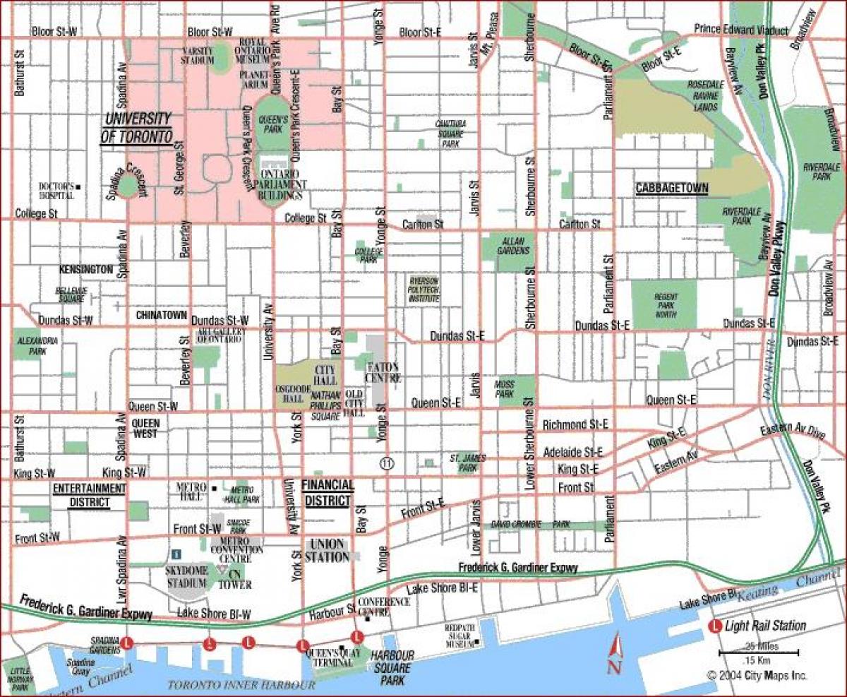Карта На Университет На Торонто, Канада