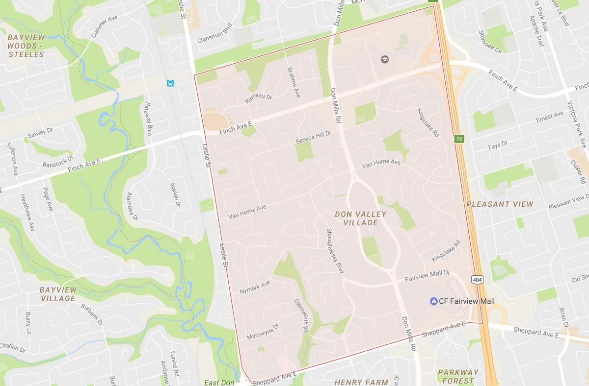 Карта фъстъци район на Торонто