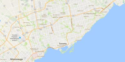 Карта Алдервуд Parkviewdistrict Торонто