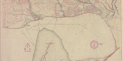 Карта на земята-Йорк, Торонто 1787-1884