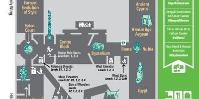 Карта на Кралския музей на Онтарио 3