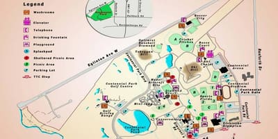 Карта Парк centennial Растителни Торонто