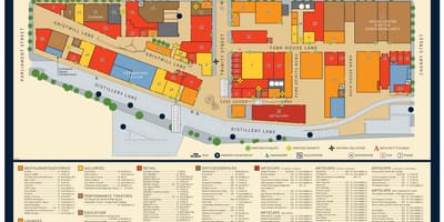 Карта Дистиллери District, Торонто