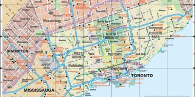 Карта на скоростни Торонто