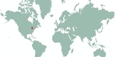 Карта на Торонто в света