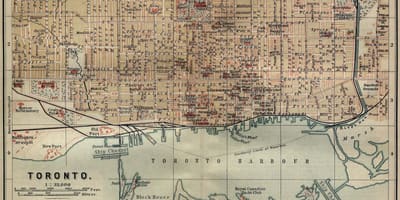 Карта Торонто 1894