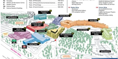 Карта на университета на Торонто, Scarborough