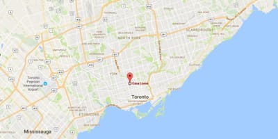 Карта Casa loma Торонто