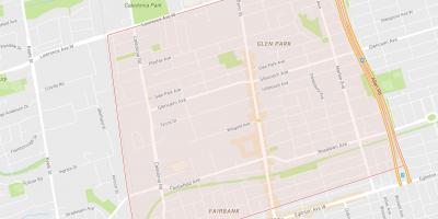 Карта Bryar-Хил–Белгравия квартал на Торонто
