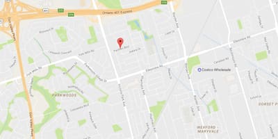 Карта Maryvalen eighbourhood Торонто