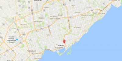 Карта Trefann съдебен район на Торонто