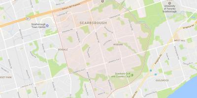 Картата на Абатство квартал на Торонто
