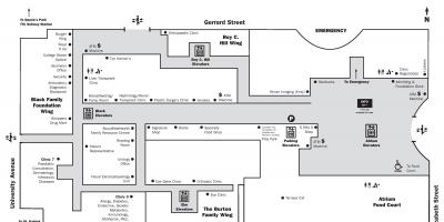 Картата болница за болни деца в Торонто първи етаж