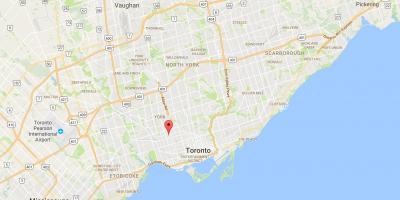 Карта Дейвънпорт район на Торонто