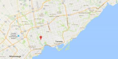 Карта на дете квартал на Торонто