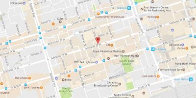 Карта на John street, Торонто