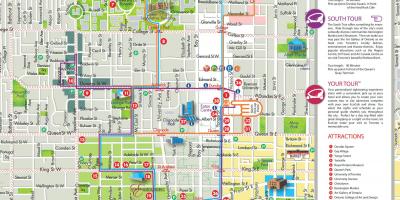 Карта на Еко-такси екскурзии Торонто
