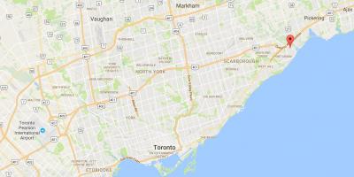Карта на Западно-Руж, квартал на Торонто