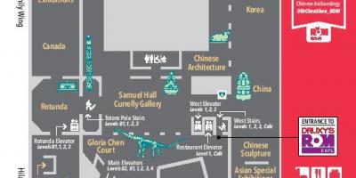 Карта на Кралския музей на Онтарио ниво 1