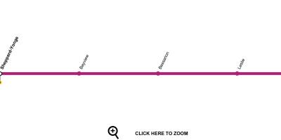 Карта Торонто метро линия 4 Шепърд