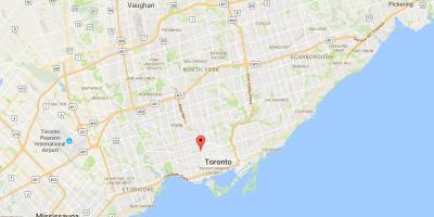 Карта Мирвиса квартал на Торонто