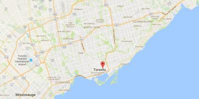 Карта на Мос квартал на Торонто