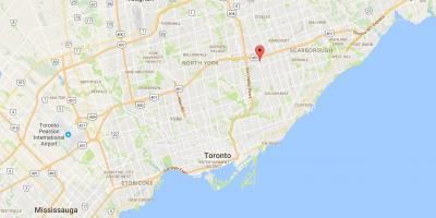 Карта Мэривейл район на Торонто
