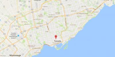 Карта на открития квартал на Торонто