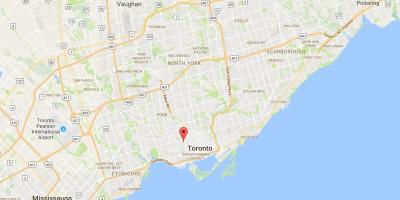 Карта на Палмерстон район на Торонто