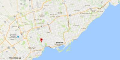 Карта на Старата Мелница район на Торонто