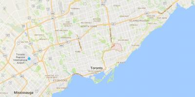 Карта юзда район път Торонто