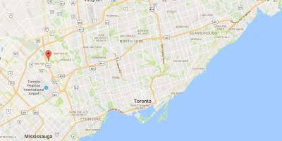 Карта на кварталите на Торонто