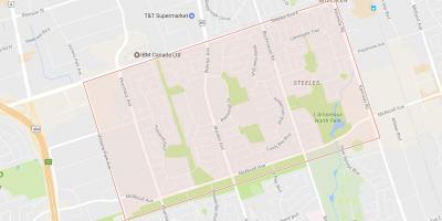 Карта на кварталите Стилс Торонто