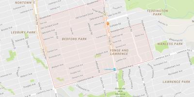 Карта На Бедфорд Парк Торонто