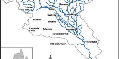 Карта на река Хамбер 