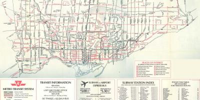 Карта Торонто 1976