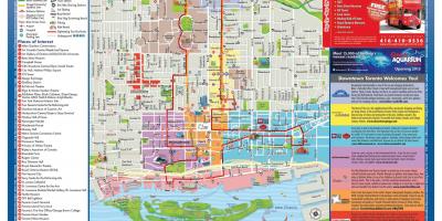 Карта Торонто туристи