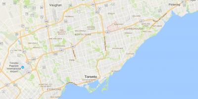 Карта Тэм О ' Шентер – Торонто Sullivandistrict