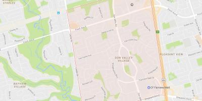 Карта фъстъци квартал на Торонто